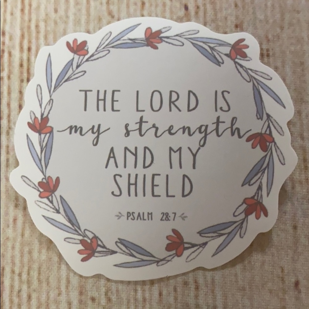 Religious sticker matte finish brand new.
